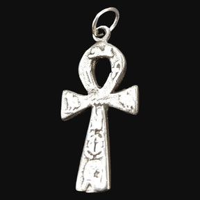 Ankh Cross of Life Pendant in Silver 3 x 1.5 cm 3 g Art 654 - Bricks Masons