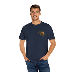 Master Mason Blue Lodge T-Shirt - Garment-Dyed Maryland Mason - Bricks Masons