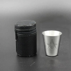 Master Mason Blue Lodge Cups - Stainless Steel