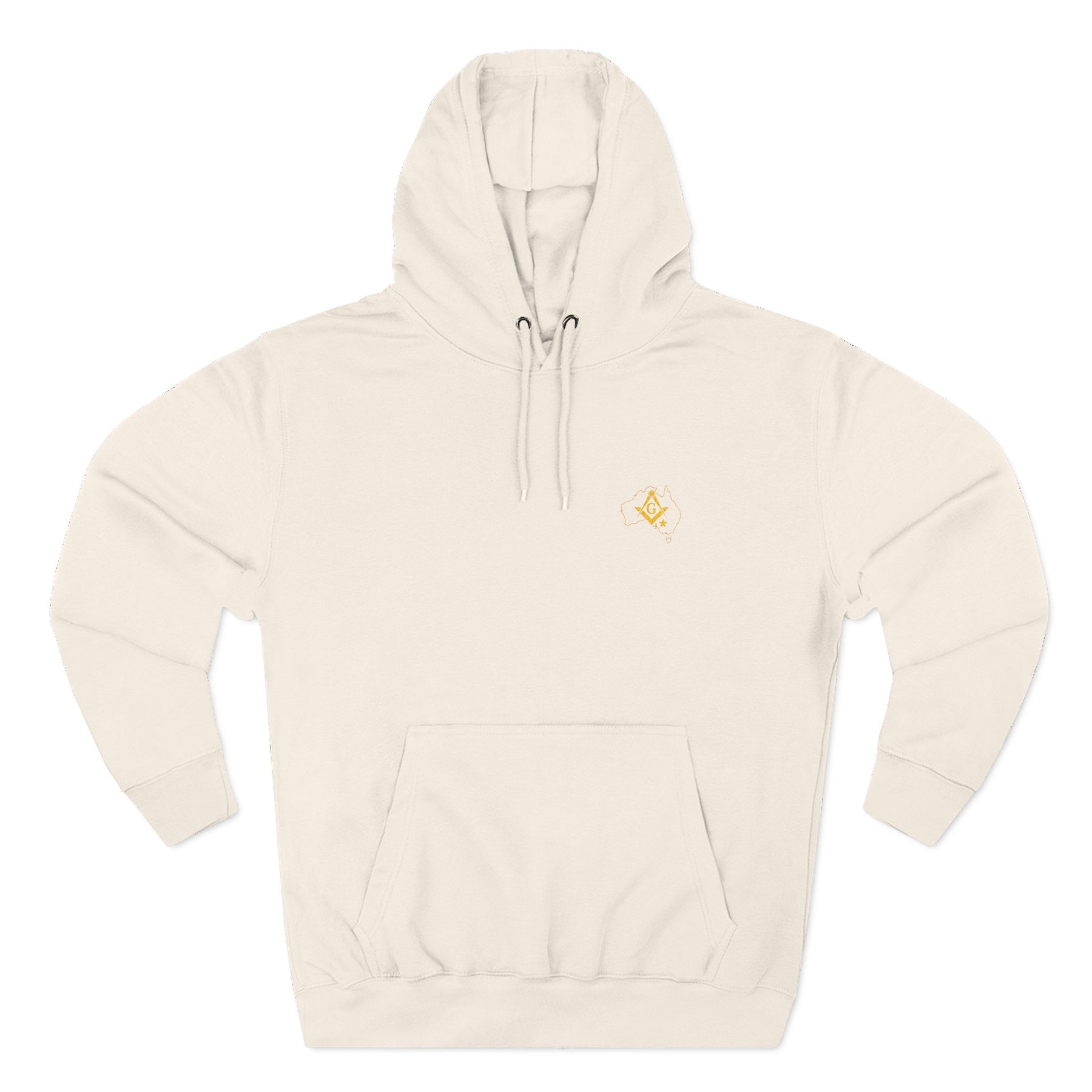 Master Mason Blue Lodge Australia Jurisdiction Hoodie - Embroidered Front Emblem - Bricks Masons