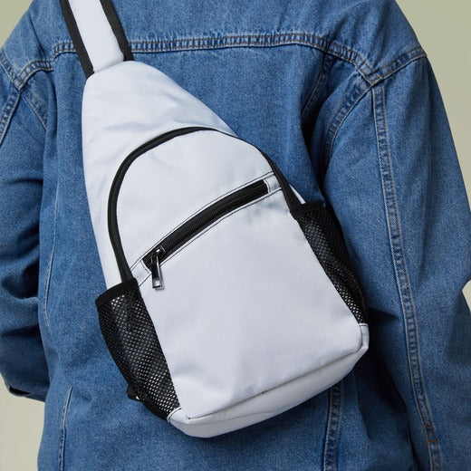 Master Mason Blue Lodge Crossbody Bag - Georgia Mason Nylon Fabric - Bricks Masons