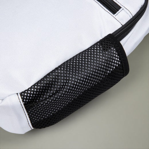 LOCOP Crossbody Bag - Purple & White Nylon With Multiple Pockets - Bricks Masons