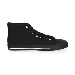 Master Mason Blue Lodge Sneaker - High Top Black & White Sole with Golden S&C G - Bricks Masons