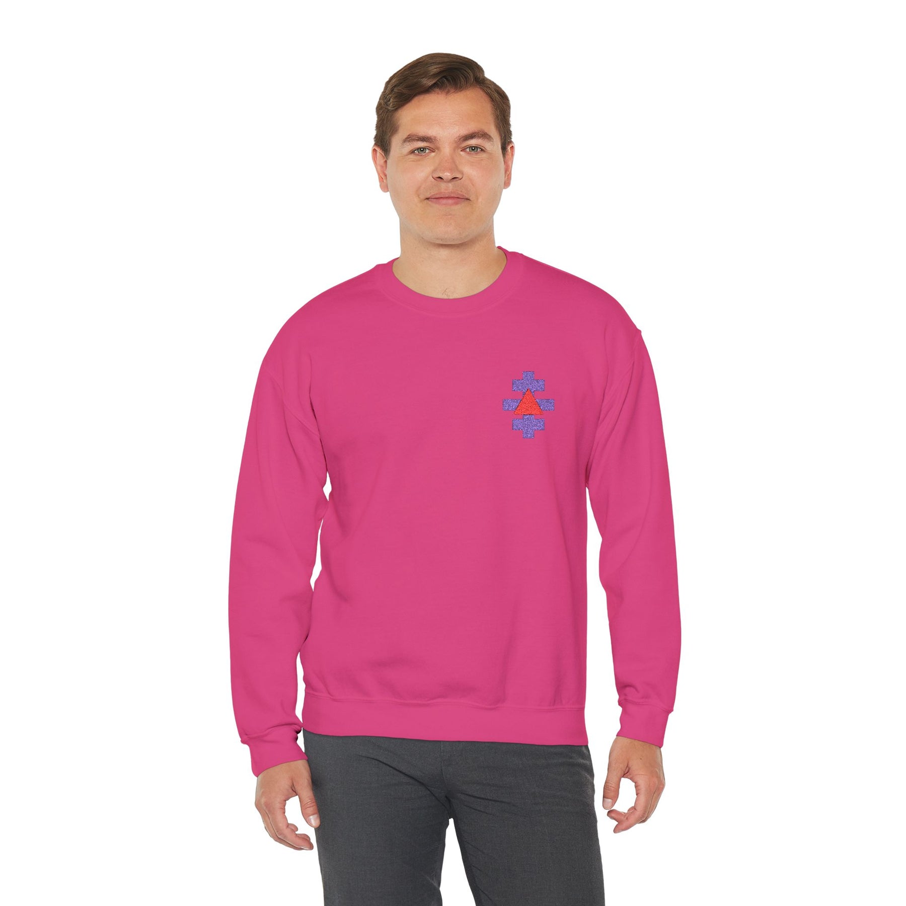 Knight Templar Priests Sweatshirt - Crewneck Embroidered Emblem - Bricks Masons