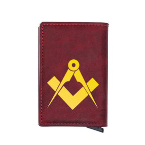 Master Mason Blue Lodge Wallet - Various Colors - Bricks Masons