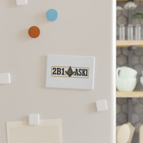 Master Mason Blue Lodge Magnet - 2B1ASK1 Design - Bricks Masons