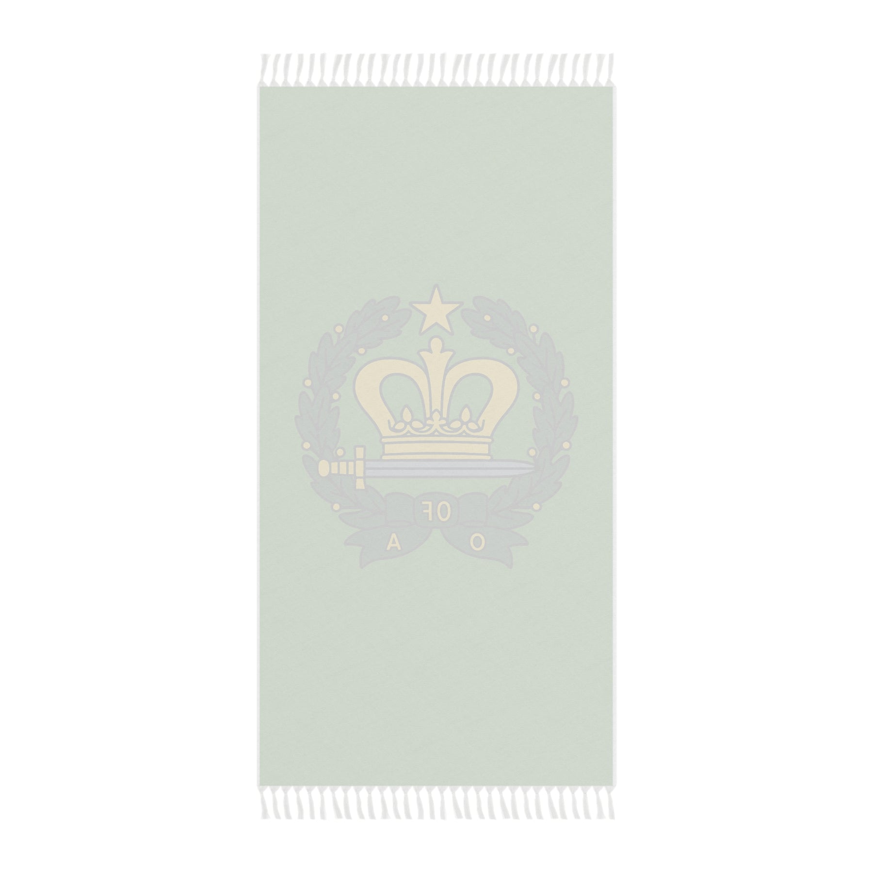Order of the Amaranth Towel - Green Polyester Beach Cloth - Bricks Masons
