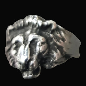 Leon Judah Rastafari Silver Ring 5.5 Gr 1.5 Cm Art 897 - Bricks Masons