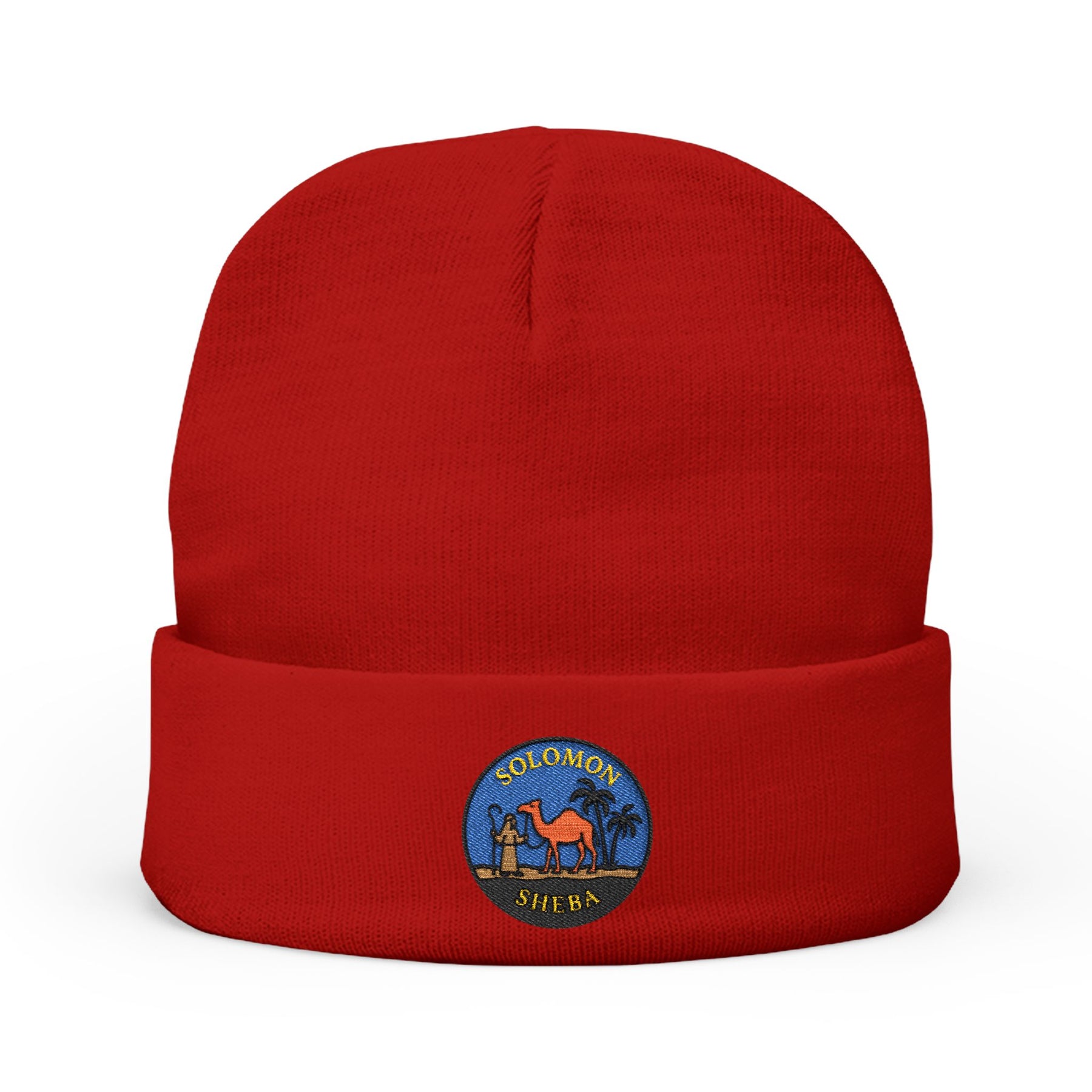 Queen of the South Beanie - Knit Embroidery Emblem - Bricks Masons