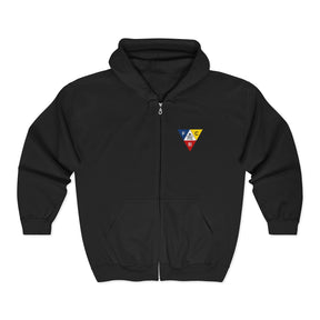 Knights of Pythias Hoodie - Zip Up Jacket Two-Side Embroidery - Bricks Masons