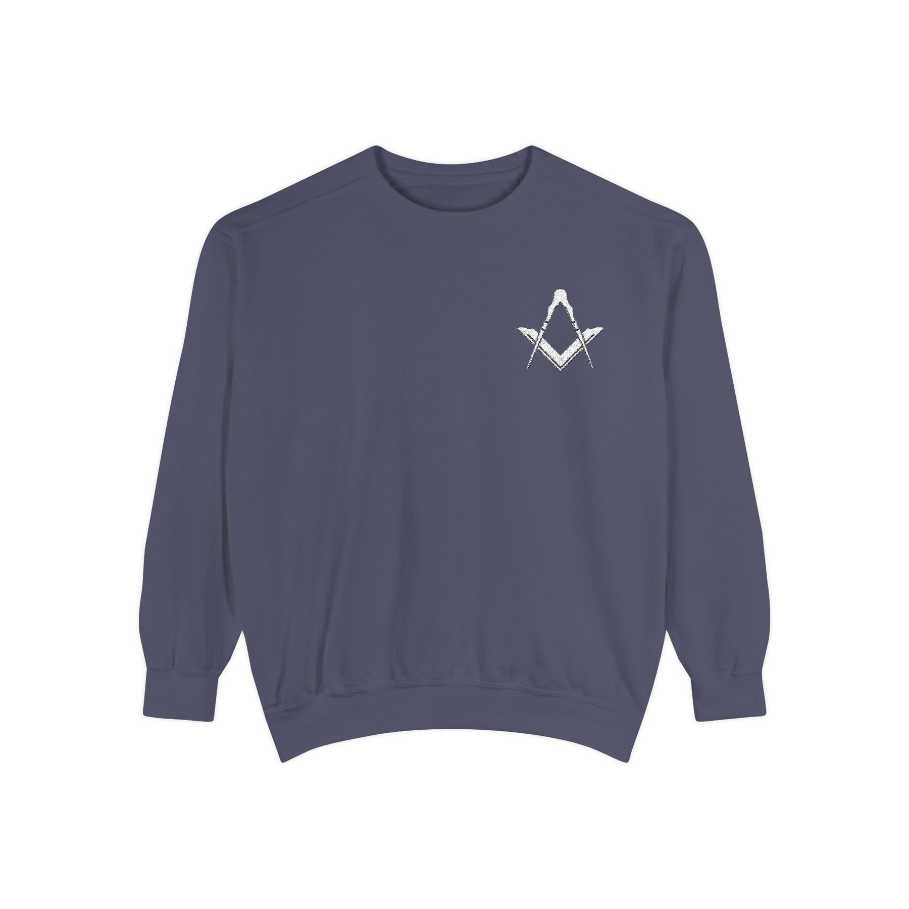 Master Mason Blue Lodge Sweatshirt - Embroidered Square & Compass - Bricks Masons