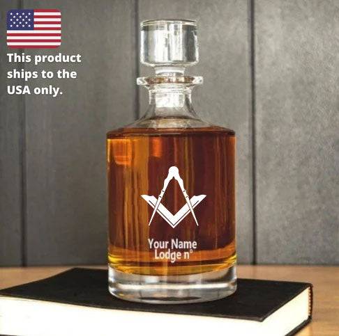 Master Mason Blue Lodge Decanter - 30 oz.