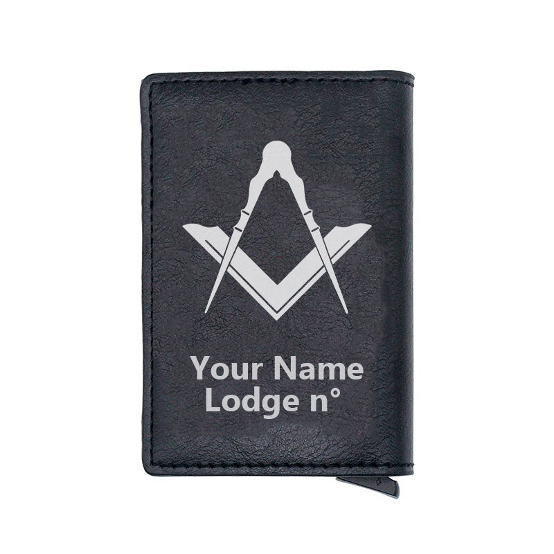 Master Mason Blue Lodge Wallet - Various Colors - Bricks Masons