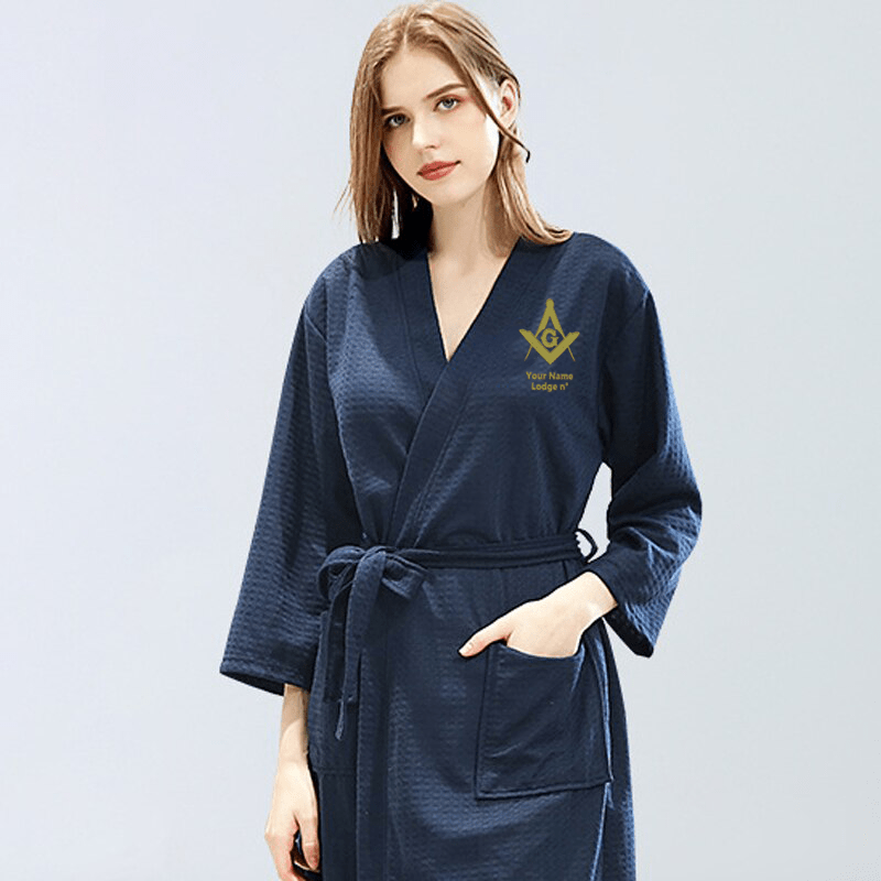 Master Mason Blue Lodge Bathrobe - Various Colors