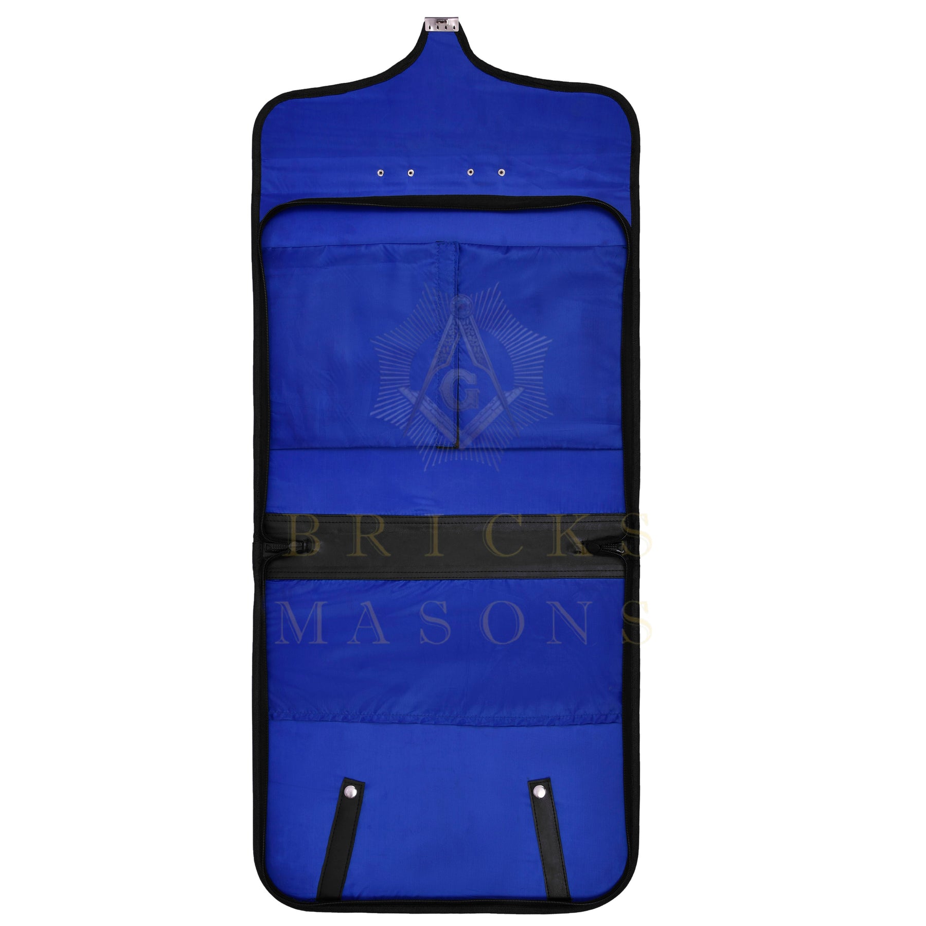 Past Sovereign Master Allied Masonic Degrees Apron Case - Black Imitation Leather MM, WM, Provincial - Bricks Masons
