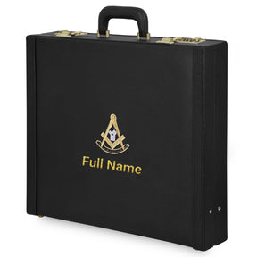 Past Master Craft English Regulation Apron Case - Gold Hand Embroidery Various Sizes & Materials