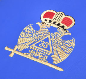 33rd Degree Scottish Rite Crown Cap Case - Double Headed Eagle Wings Down - Bricks Masons