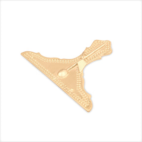Deputy Master Royal & Select Masters Officer Collar Jewel - Gold Plated Trowel & Level - Bricks Masons