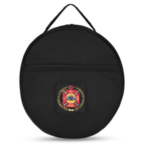 Knights Templar Commandery Fatigue Cap Case - Black Patch With Red & Gold Emblem - Bricks Masons