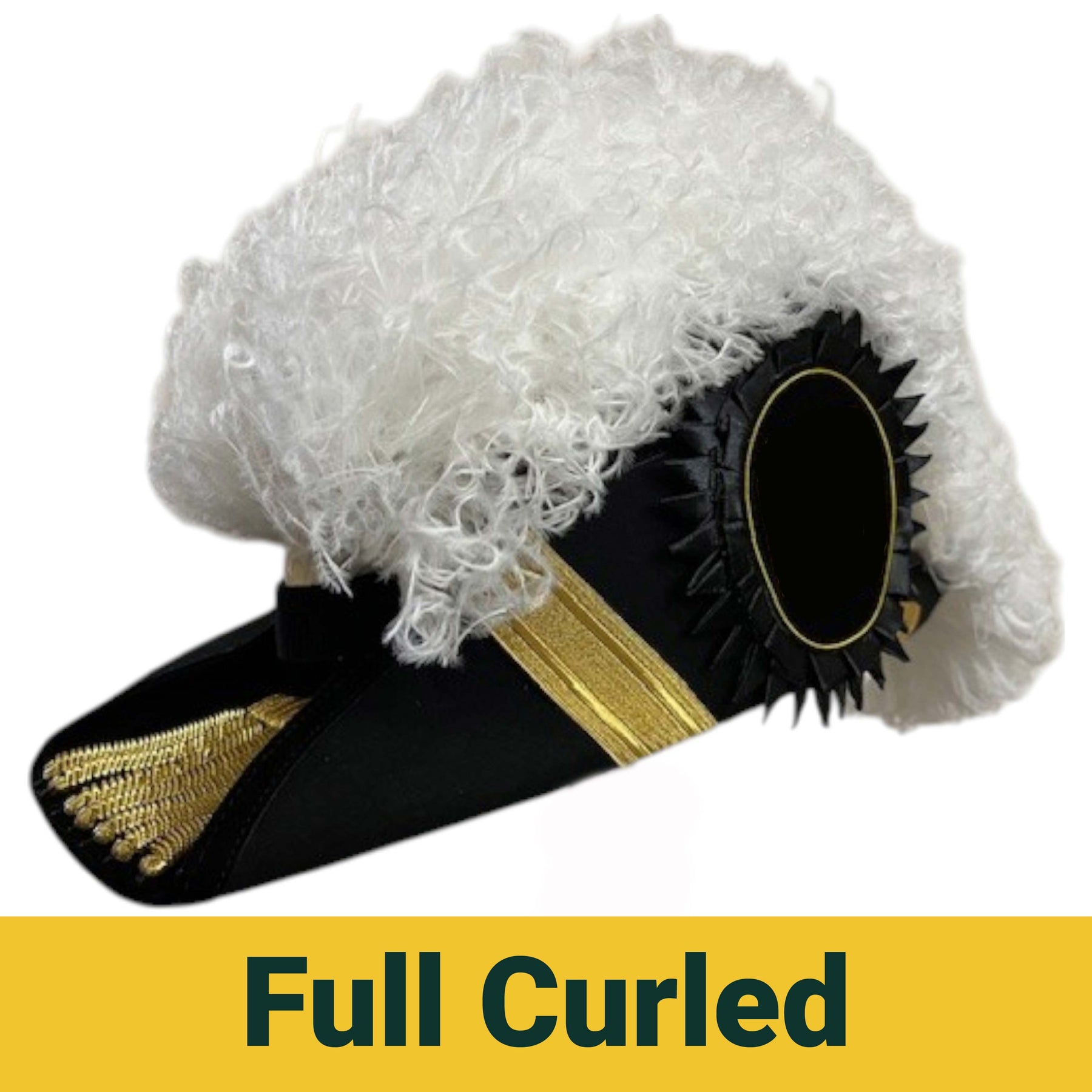 Grand Commander Knights Templar Chapeau - All White Plumes - Bricks Masons