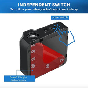 Knights Templar Car Door Light Projector - Customizable Wireless LED - Bricks Masons