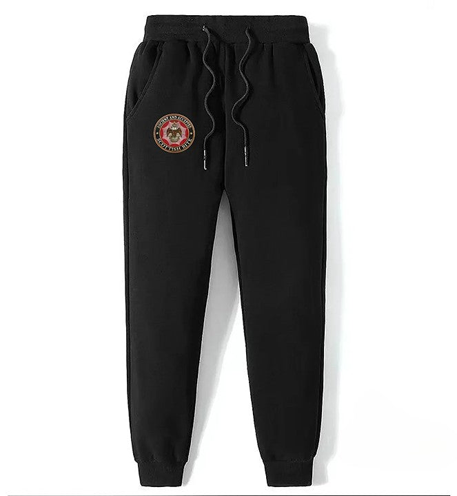 Scottish Rite Jogger - 100% Cotton Double-headed Eagle With Skull & Bones - Bricks Masons