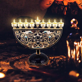 Ancient Israel Holder Stand Candlestick - Menorah Hanukkah  Jewish  Chanukah - Bricks Masons