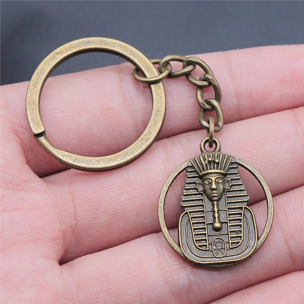 Ancient Egypt Keychain - Plated Zinc Alloy - Bricks Masons