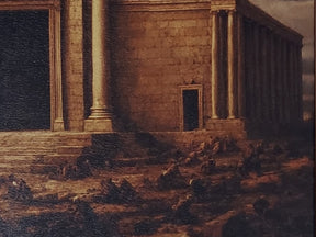 Masonic Canvas - The Temple Rises - Bricks Masons