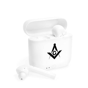 Master Mason Blue Lodge Earbud - Square & Compass G