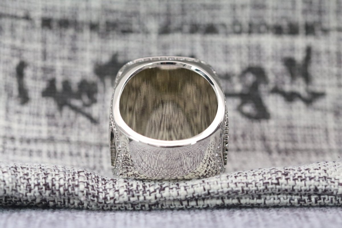 Master Mason Blue Lodge Ring - Sterling Silver Rhinestones With S&C - Bricks Masons