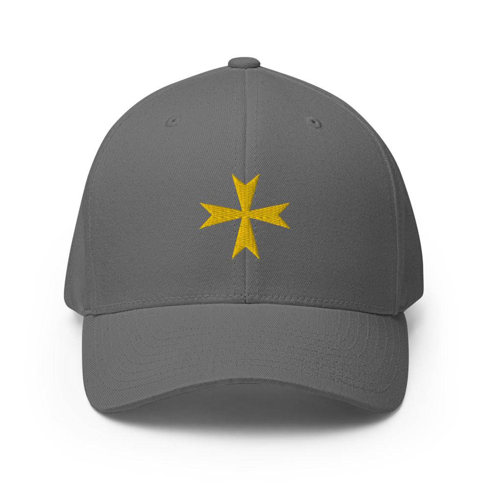 Order Of Malta Commandery Baseball Cap - Golden Embroidery