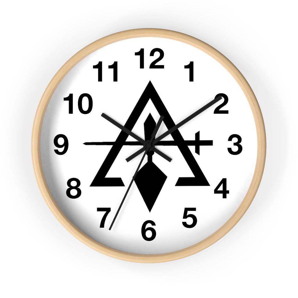 Council Clock - Wooden Frame - Bricks Masons