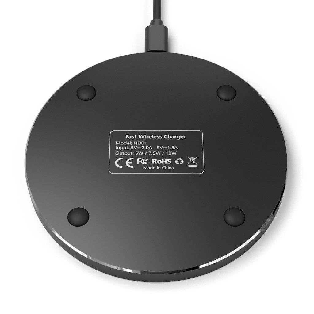 Order Of Malta Commandery Wireless Charger - Black & White