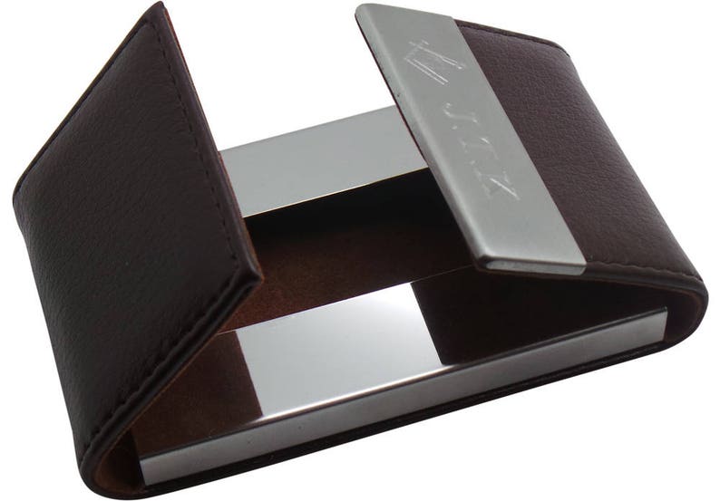 Master Mason Blue Lodge Credit Card Holder - With A Silver Keyring Custom Engraving Initials - Bricks Masons