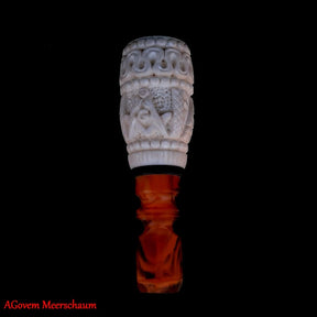 Master Mason Blue Lodge Cigarette Holder - Hand Carved - Bricks Masons