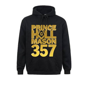 Master Mason Blue Lodge Hoodie - Prince Hall Mason 357 Square and Compass G [Multiple Colors]