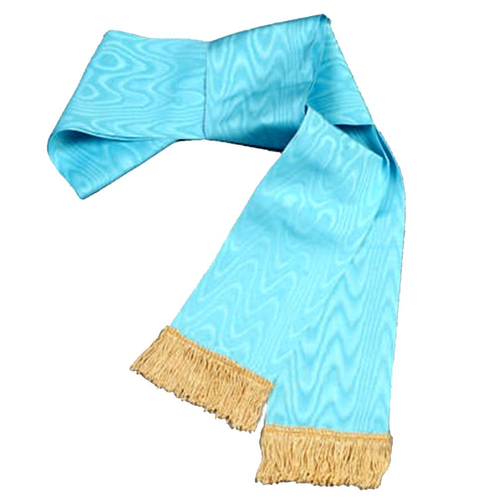 Knight of The East Knight Masons Sash - Blue Moire - Bricks Masons