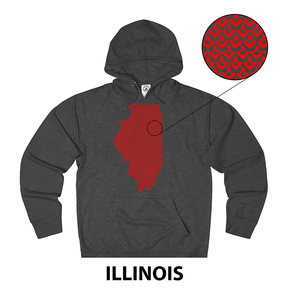 Masonic Hoodie - ILLINOIS State - Bricks Masons