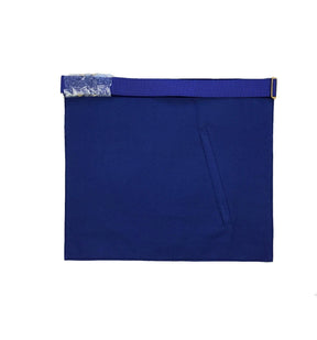 Master Mason Blue Lodge Apron - Royal Blue Velvet - Bricks Masons