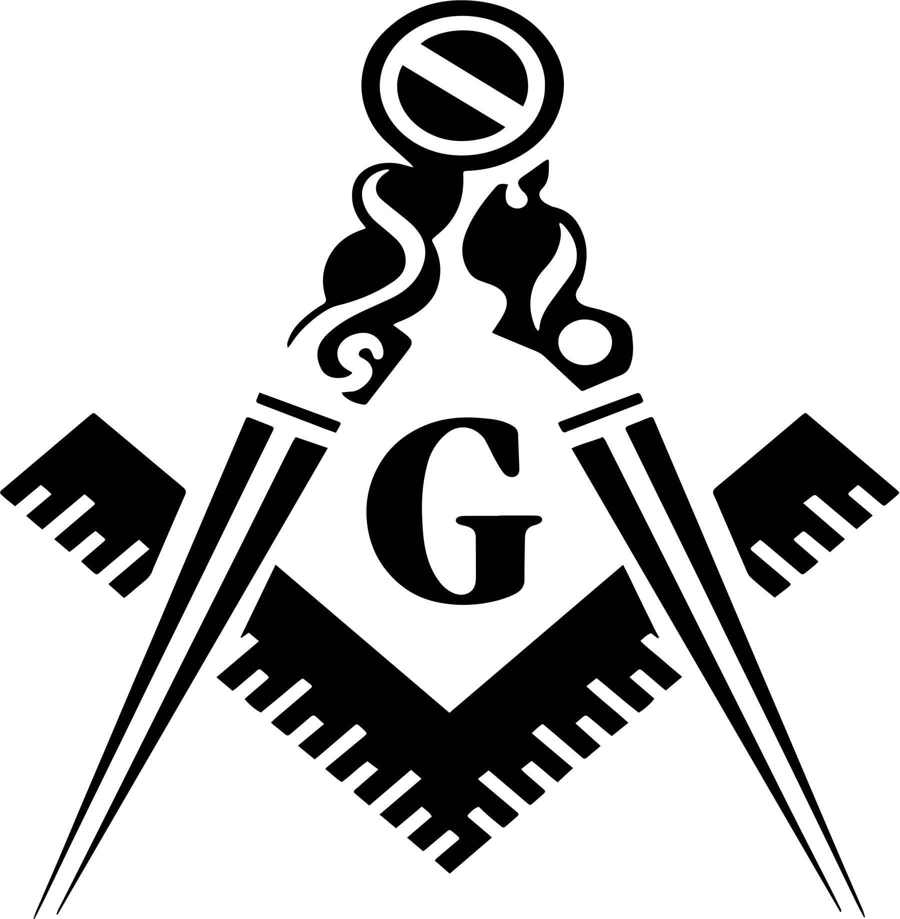 Master Mason Blue Lodge Backpack - Brown Handmade Leather - Bricks Masons