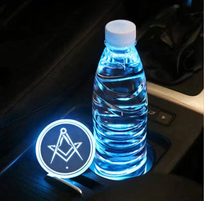 Master Mason Blue Lodge Cup Holder - Various LED Colors - Bricks Masons