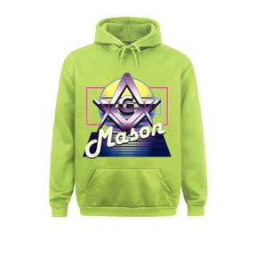 Master Mason Blue Lodge Hoodie - Square & Compass G (Multiple Colors) - Bricks Masons