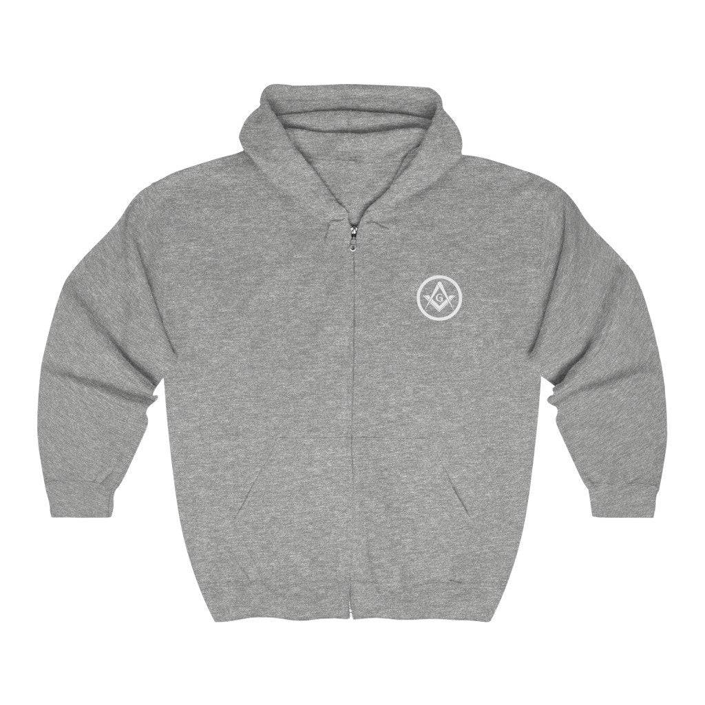 Master Mason Blue Lodge Hoodie - Unisex Square & Compass G - Bricks Masons