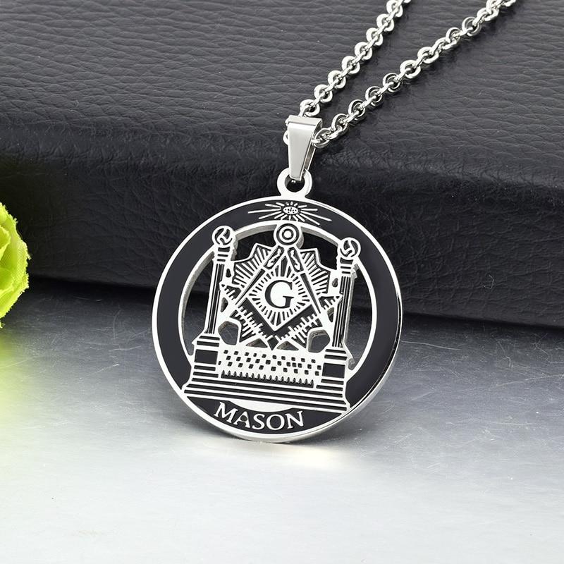 Master Mason Blue Lodge Necklace - Pillars Lodge - Bricks Masons