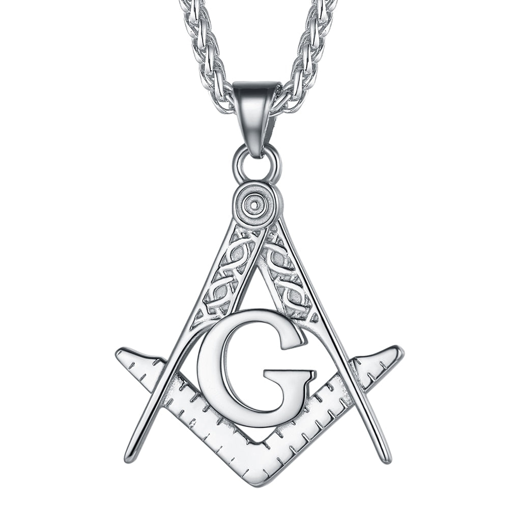 Master Mason Blue Lodge Necklace - Various Colors - Bricks Masons