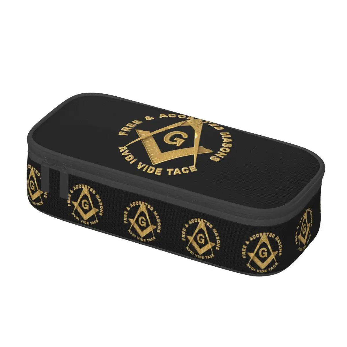 Master Mason Blue Lodge Office Tools Case - Gold Free & Accepted Masons - Bricks Masons