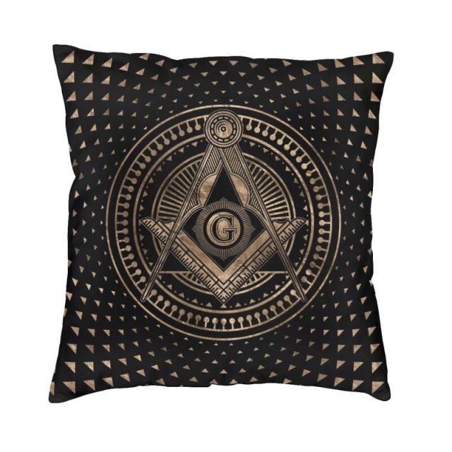 Master Mason Blue Lodge Pillowcase - Multiple Styles Decorative - Bricks Masons