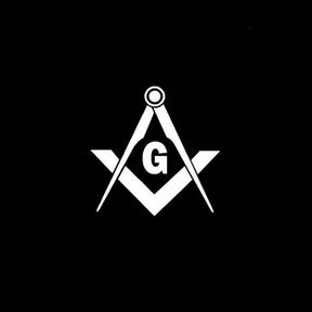 Master Mason Blue Lodge Sticker Decal - Compass Square G - Bricks Masons
