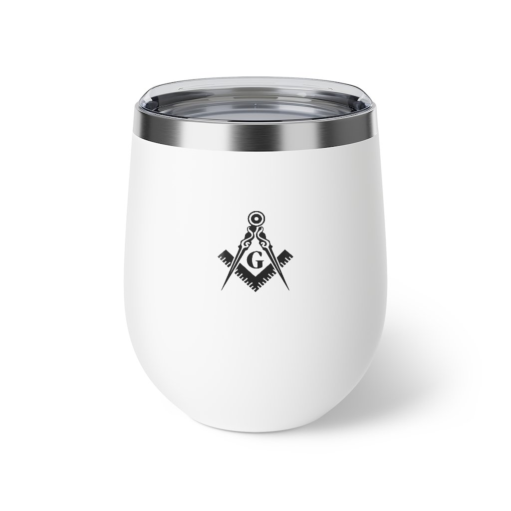 Master Mason Blue Lodge Vacuum Cup - Square & Compass G - Bricks Masons